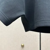 T-shirt court pour femme de haute qualité, col mandarin, patte de boutonnage, manches courtes, couleur unie, décontracté