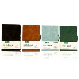 Carnet de notes personnalisé imprimé de haute qualité, couverture rigide, ligné, pour le bureau, en cuir PU, format A5, avec logo - Product Image 1