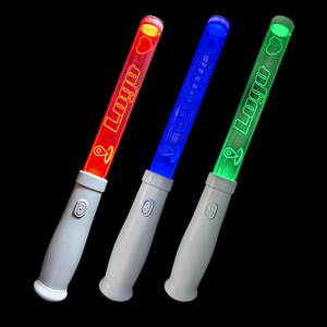 LSD B700B Modern LED Stick Lights Letterpress Printing Customized Logo 15 Colors Acrylic Sheet For Concerts Parties Election - Product Image 1