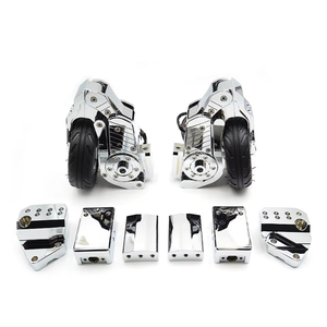 Soporte de Estacionamiento para Motocicleta, Patas de Apoyo de Acero Reforzado HD para Indian K1600 GTL, Nuevo, Envío Aéreo, Ruedas de Entrenamiento Incluidas - Product Image 3