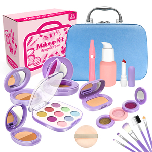 Dropshipping Shopfiy Ensemble de maquillage en plastique non toxique pour filles et enfants, kit de jouets de simulation cosmétique pour enfants, - Product Image 2