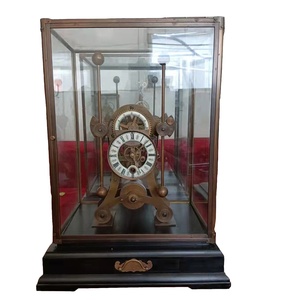 Các Bắt Chước Từ 18 England Antique Đánh Bóng Brass Cơ Devon/Skeleton/Châu Chấu/Đôi Con Lắc Bảng Đồng Hồ Biển - Product Image 1