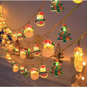 Christmas Ornaments fairy String <b>Lights</b> <b>Led</b> Battery Operated Garland <b>Xmas</b> Decorations for Home New Year Decor - Product Image 5