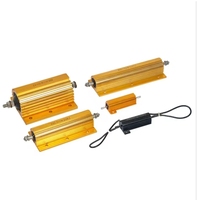 Vente directe d'usine - Résistance fixe non réglable en aluminium doré 5W/10W/25W/50W - Valeurs de résistance standard complètes