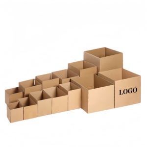 Boîtes d'expédition en <span class=keywords><strong>carton</strong></span> ondulé brun pour l'<span class=keywords><strong>emballage</strong></span>, avec impression de logo, boîte personnalisée pour l'expédition - Product Image 6