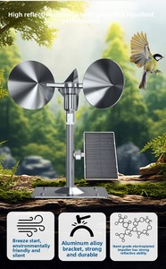 N4 Gran Oferta Sistema Ultrasónico Solar Ajustable de Estado Sólido para Ahuyentar Aves, Repelente de Palomas para Exteriores, para Techos de Granjas de Arroz - Product Image 2