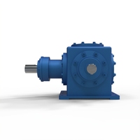 Réducteur d'engrenage conique spiralé 90° en acier inoxydable robuste, boîte de direction, inverseur à angle droit, usiné CNC par brochage pour l'exploitation minière