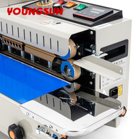 YOUNGSUN – thermoscelleuse à bande continue, Machine de codage par lots pour sacs en plastique, Date Exp, numéro de Lot, impression à jet d'encre