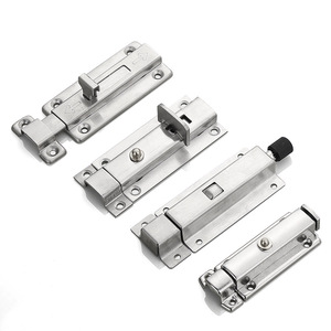Cerradura de Perno para Puerta de Acero Inoxidable Cdoc, Estilo F E G H, Pestillo para Puerta de Baño, Mecanismo de Resorte Automático - Product Image 3