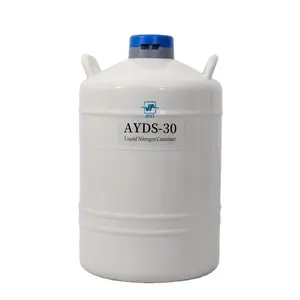30 Liter Medical Frozen Cow Semen Dewar Tank Gas Cylinder Cryocan Liquid Nitrogen Container