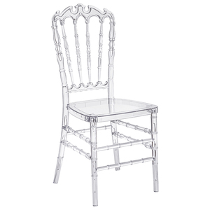 Haute qualité milieu du siècle <span class=keywords><strong>Victoria</strong></span> moderne sans bras fête de mariage en plastique cristal Transparent clair <span class=keywords><strong>chaise</strong></span> pour <span class=keywords><strong>chaise</strong></span> d'événement - Product Image 1