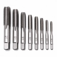 Set Peralatan Pemotong Ulir 40-Piece Metrik & SAE Baja GCr15, M3-M12 4-40 hingga 1/2-20 dengan Kunci Pas