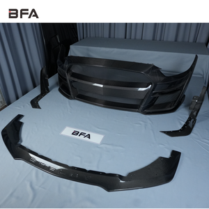 Pare-chocs avant tout en fibre de carbone noir BFA neuf pour <span class=keywords><strong>Ford</strong></span> <span class=keywords><strong>Mustang</strong></span> <span class=keywords><strong>GT</strong></span> 2015-2023, mise à niveau au style Shelby GT500 - Product Image 3