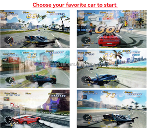 Simulateur de Course LCD 32 Pouces Outrun - Machine de Jeu de Course Automobile d'Arcade à Monnayeur pour Centre d'Arcade - Product Image 4