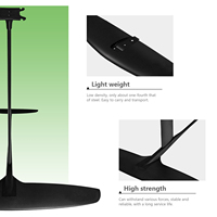 Hydrofoil Foil Water Sports HPS700, mât en fibre de carbone ultra léger, pour kitesurf, wingfoil, surf hydrofoil, wing foil à pompe