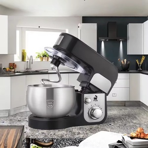 Batidora Eléctrica de Pedestal de 3L y 6 Velocidades con Cabezal Inclinable, Batidora de Cocina 3 en 1 con Tazón, Gancho Amasador, Batidor de Varillas y Batidor Plano para Repostería y Uso Doméstico - Product Image 1