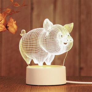 Đèn LED <span class=keywords><strong>3D</strong></span> Dạng Tấm Đèn LED <span class=keywords><strong>3D</strong></span> Sáng Tạo Đèn Ngủ Ảo Ảnh Mới Lạ Đèn Bàn Ảo Ảnh <span class=keywords><strong>3D</strong></span> Trang Trí Nhà Cửa - Product Image 3