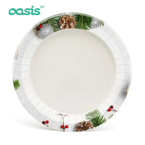 <span class=keywords><strong>Platos</strong></span> de Papel Desechables Ecológicos Oasis, <span class=keywords><strong>Bonitos</strong></span> para Fiestas, Postres <span class=keywords><strong>y</strong></span> Picnics - Product Image 3
