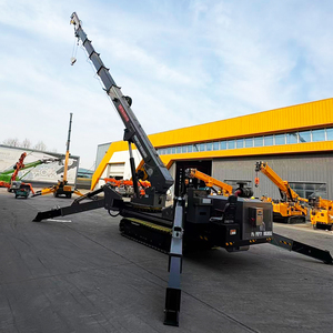 รถเครน Tonlita Crane RC ยอดนิยมในยุโรป ออสเตรเลีย เยอรมนี รถเครนตีนตะขาบ 16 ตัน SPYDERCRANE พร้อม Fly Jib  กระเช้าเคลื่อนที่สำหรับคนทำงาน รถเครนแบบ Spider Crane - Product Image 2