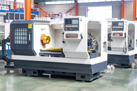 Torno CNC de Cama Plana Horizontal de Precisión CK6150V, Máquina de Torneado de Alta Precisión para Piezas Metálicas y Mecanizado de Ejes