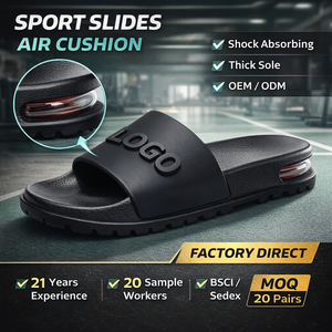 Pantuflas de Alta Calidad, Ligeras, con Cojín de Aire Impreso, Logotipo 3D en Relieve de PVC, Personalizables - Product Image 1