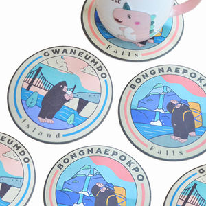 Respetuoso del medio ambiente personalizado absorbente tejido bebida taza almohadilla taza de café Hotel Bar <span class=keywords><strong>restaurante</strong></span> té cerveza papel Kraft posavasos mantel - Product Image 6