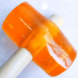 <span class=keywords><strong>Maillet</strong></span> rond en <span class=keywords><strong>caoutchouc</strong></span> avec manche en plastique vert transparent <span class=keywords><strong>de</strong></span> 50/55/60/65 mm - Product Image 2