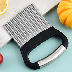 Éplucheur multifonctionnel pour pommes de terre et légumes, coupe les frites, les tranches ondulées et les pommes de terre en éventail. - Product Image 1