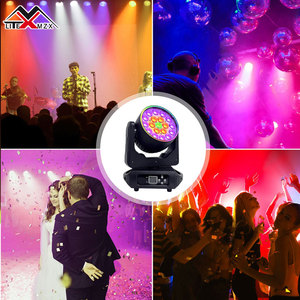 ไฟหัวขยับ LED RGBWA 4-in-1 ระดับมืออาชีพ 19x15W ให้แสงสว่างแบบ Wash Light ค่า CRI สูง Ra95 รองรับ DMX512 สำหรับงานแสดงบนเวที ดีเจ ดิสโก้ คลับ โชว์ - Product Image 2