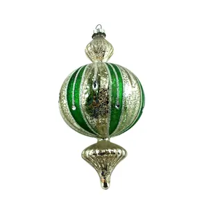 Tiktok – ornements en verre, modélisation artistique Antique, classe artisanale, décor en forme de gouttelette pour arbre de noël, Sculptures personnalisées