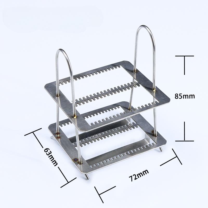 Stainless Steel Slide Staining Racks for Lab Efficiency