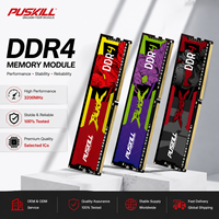 PUSKILL DDR4 UDIMM RAM 8GB 16GB 32GB, ECC Error Correction 1.2V Low Voltage, 2666MHz 3200MHz 3600MHz Desktop Memory for PC
