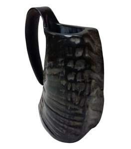 Mug à boire artisanal en corne pour une vaisselle unique, mug traditionnel en corne pour les amateurs de bière et de miad à prix avantageux - Product Image 2