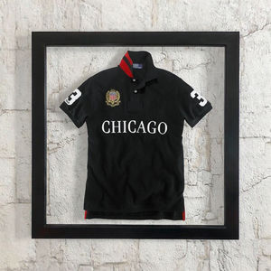 T-shirt décontracté pour homme à manches courtes en coton tricoté 100% écologique avec logo brodé personnalisé Ralphes Designer Laurenes City - Product Image 3