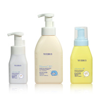 YUERUI Nouveau design Bouteille pompe en PET mignonne pour gel douche pour enfants 200ml 300ml 600ml Bouteille de savon mousse pour shampoing et nettoyage du visage