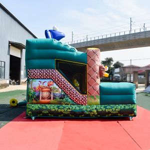 Château gonflable commercial pour fête, blanc, sauteur, jungle, zoo, gonflable, lune, saut, maison de rebond - Product Image 2