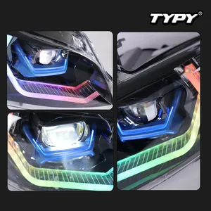 Feux de voiture pour BMW E92 E93 M3 Phare 2006-2013 Mise à niveau modifiée en nouveau DRL Clignotant dynamique LED Phare Accessoires automobiles - Product Image 5