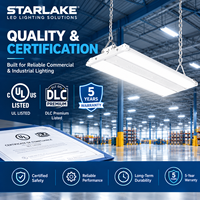 Starlake LHB06 pour éclairage industriel High Bay, stock US, 165W-500W, CCT sélectionnable, gradation 0-10V, pour éclairage industriel DLC Premium IP20