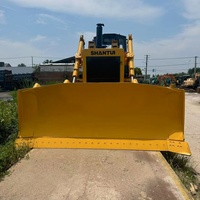 Bulldozer sur chenilles Shantui SD32 d'occasion de haute qualité à faible consommation de carburant avec moteur Cummins pour l'exploitation minière, la construction routière et le nivellement des terres