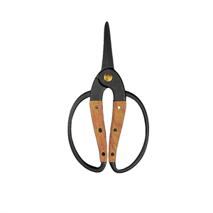 符合人体工程学的木柄盆景剪刀热卖工业不锈钢刀片用于花园修剪的工厂价格为DIY - Product Image 4