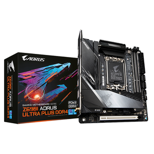 Carte mère de jeu GIGABYTE Z690I <span class=keywords><strong>AORUS</strong></span> ULTRA PLUS DDR4 64 Go Mini ITX, socket LGA 1700, nouvelle génération Intel 12e/13e génération, NVMe M.2, ordinateur de bureau - Product Image 1