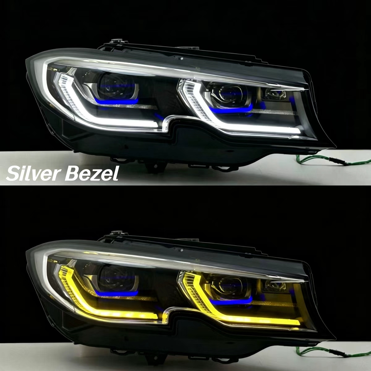 Silver Bezel White-Yellow