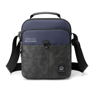 Sac bandoulière homme personnalisé tendance pour affaires, sac messager imperméable pour homme, sac à bandoulière simple pour extérieur - Product Image 4
