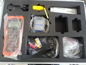 جهاز قياس تدفق السوائل بالموجات فوق الصوتية المحمول باليد DN20-6000mm، مقياس تدفق السوائل والزيوت OEM - Product Image 1