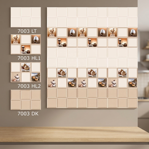 กระเบื้องบุผนังครัวเซรามิกแบบมันเงา ขนาด 250x375 มม. คุณภาพพรีเมียม ดีไซน์ตกแต่งภายในแบบดิจิตอลเคลือบเงา ราคาโรงงานจากอินเดีย - Product Image 6