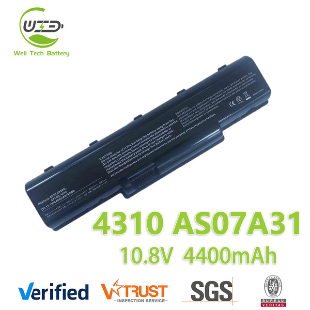 High Quality AS07A32 AS07A31 Laptop Battery for Acer Aspire 2930 4230 4310 4315 4330 4520 4530 4710 4730 4920 4930 5335 5735