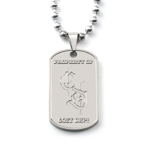 Plaques d'identification pour chien personnalisées en alliage de zinc plaqué argent avec logo gravé en creux, idéales pour un <span class=keywords><strong>cadeau</strong></span> - Product Image 2