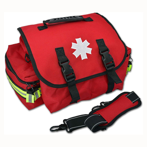 Sac de rangement médical léger avec sangle de transport pour médecin, voyage en voiture, organisateur de premiers secours portable, plusieurs poches intérieures divisées - Product Image 1