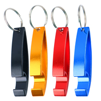 Cadeau promotionnel personnalisé Ouvre-bouteille de bière en métal en alliage d'aluminium Porte-clés avec logo Ouvre-bouteille vierge Porte-clés