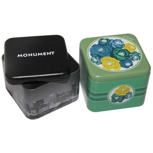 Tinplate Aluminium Iron Watch <b>Storage</b> Box Custom Logo Airtight Eco-Friendly Biodegradable Recyclable Case Wristwatches Jewelry - Product Image 2